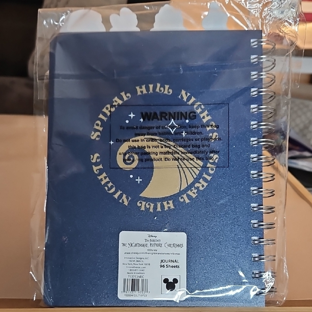Nightmare Before Christmas Spiral Notebook 96 Sheets - Picture 3 of 4